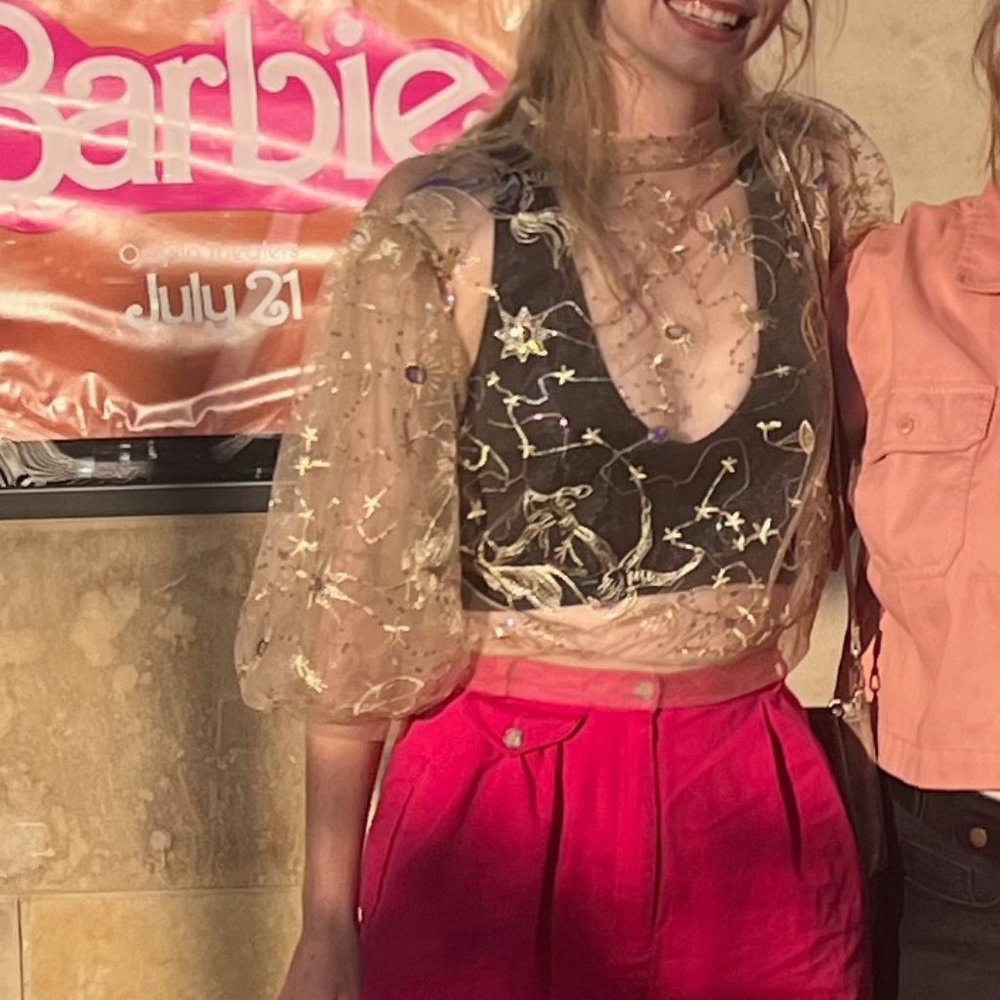 Topshop Sparkle Top